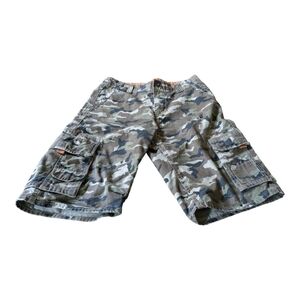 Eddie Bauer Boy's Camo Cargo Shorts, size 16 EUC